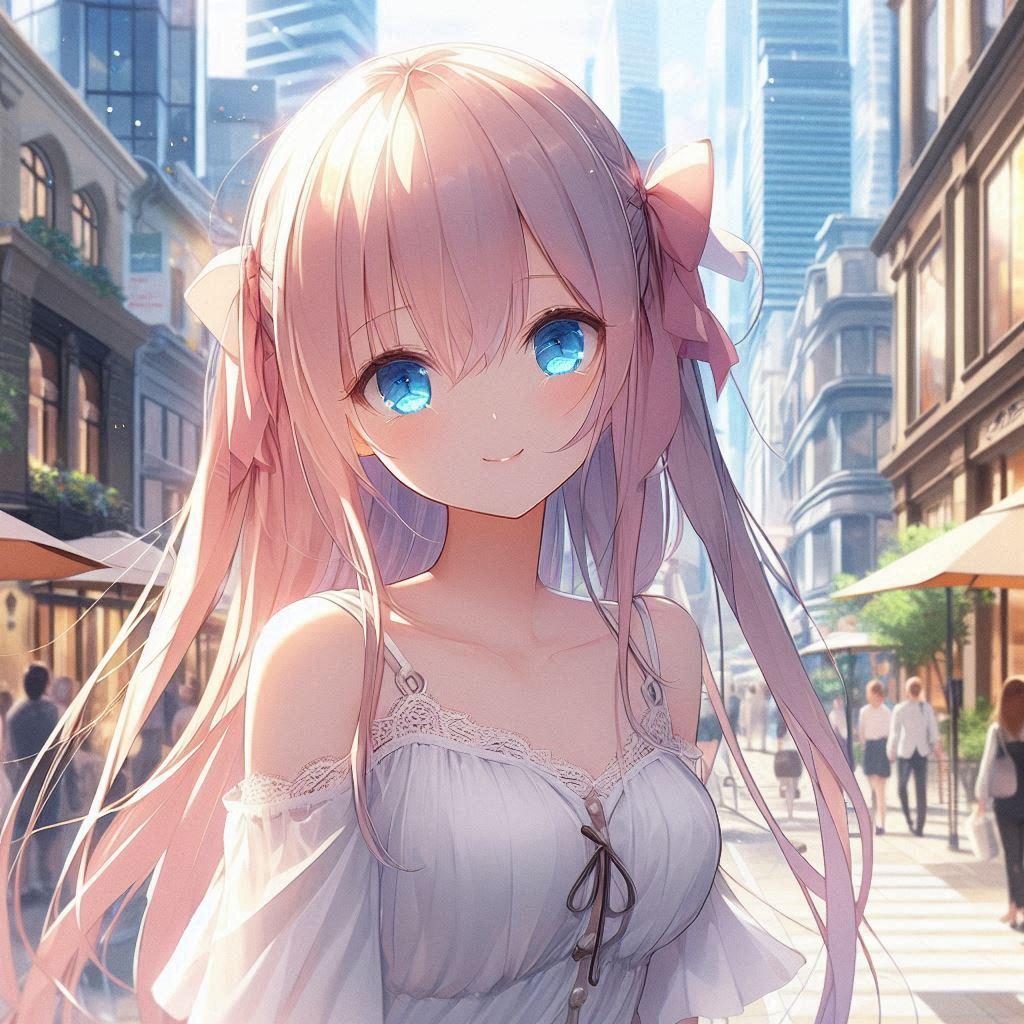 都会の女の子 city girl