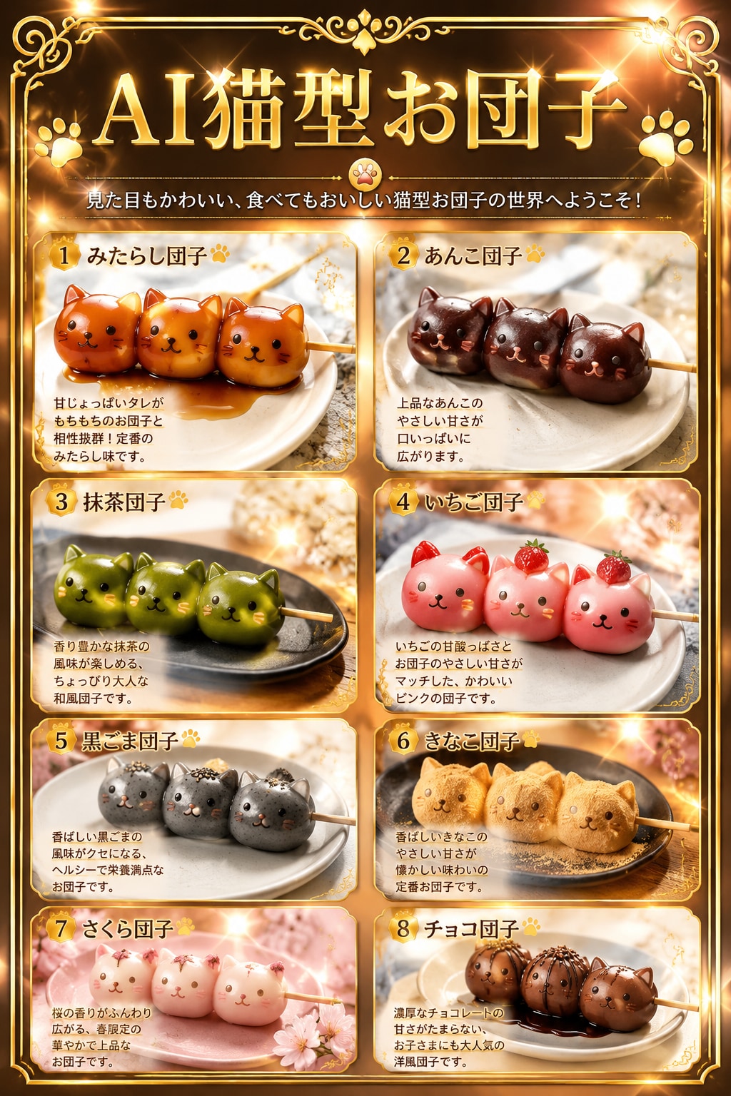 AI猫型お団子