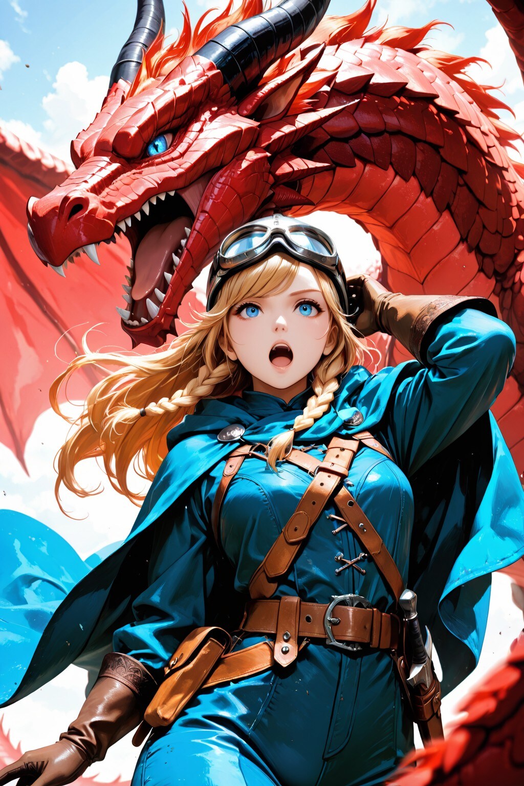 Beautiful Dragon Hunter（新米ドラゴンハンター「さぁ、今日も美味しそうな龍を獲って喰うぞ！」）