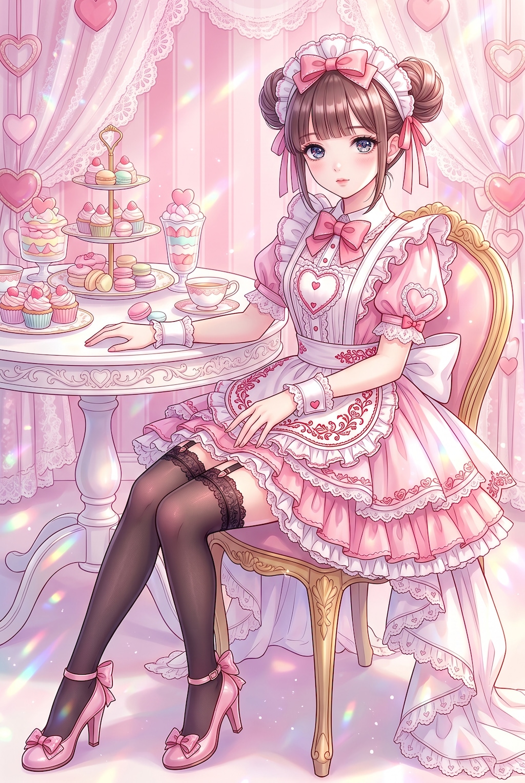 甘美なる桃色仕立て