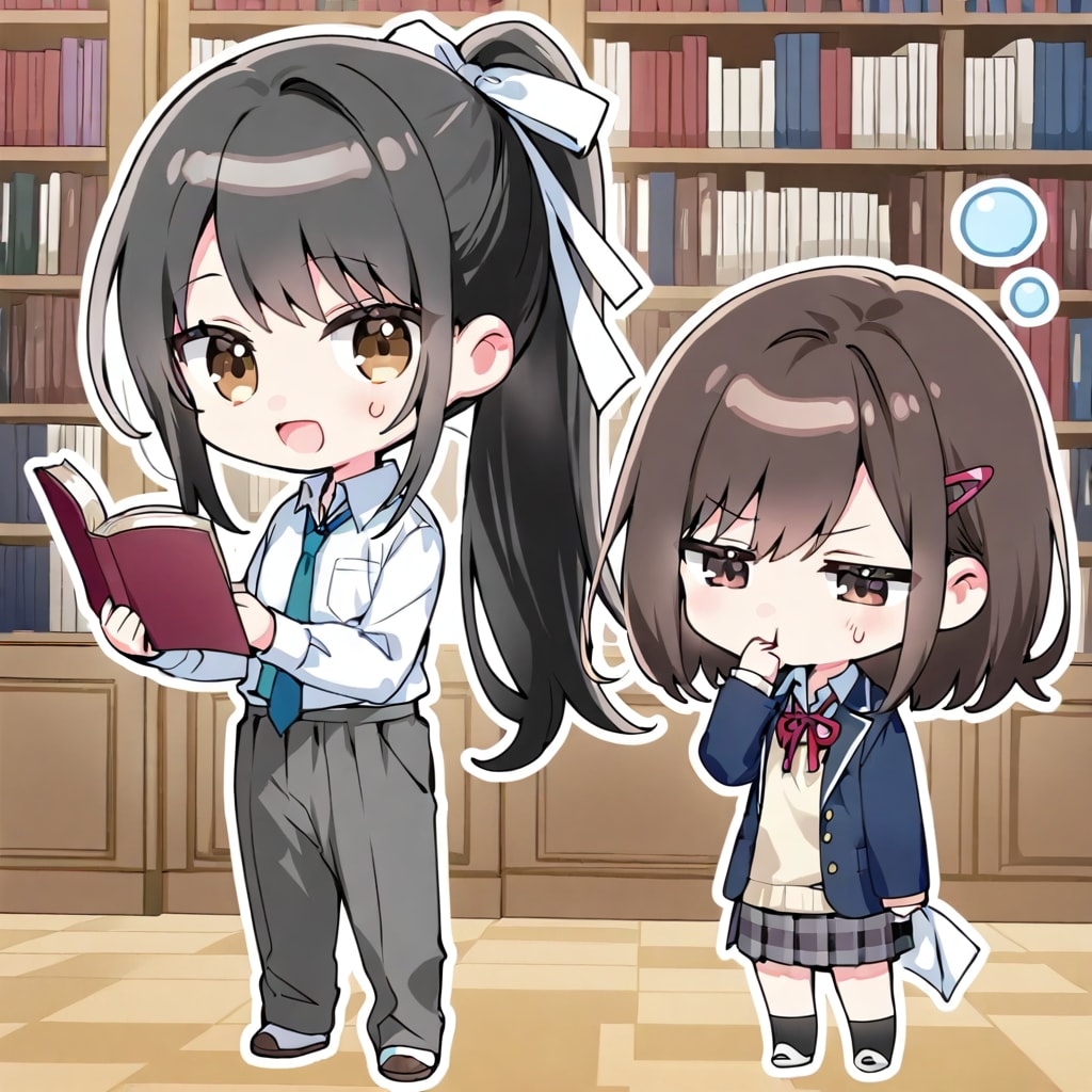 ネットで調べればすぐなのにぃ… | の人気AIイラスト・グラビア