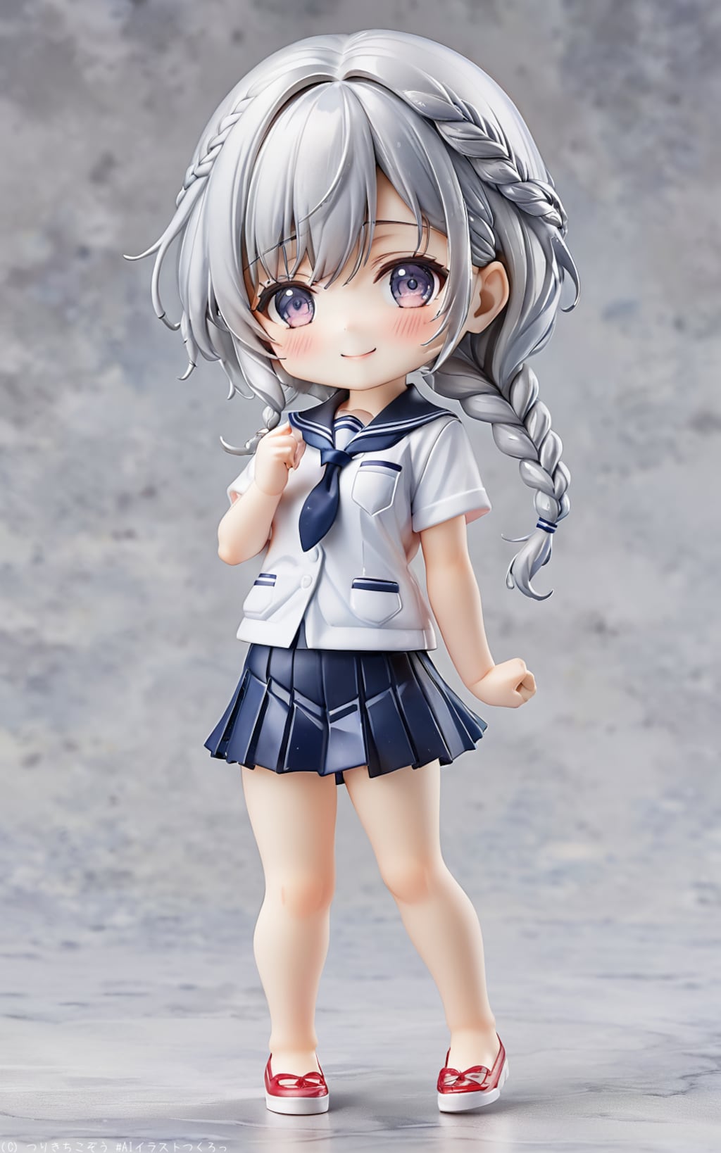 かわいいセーラー服の女の子