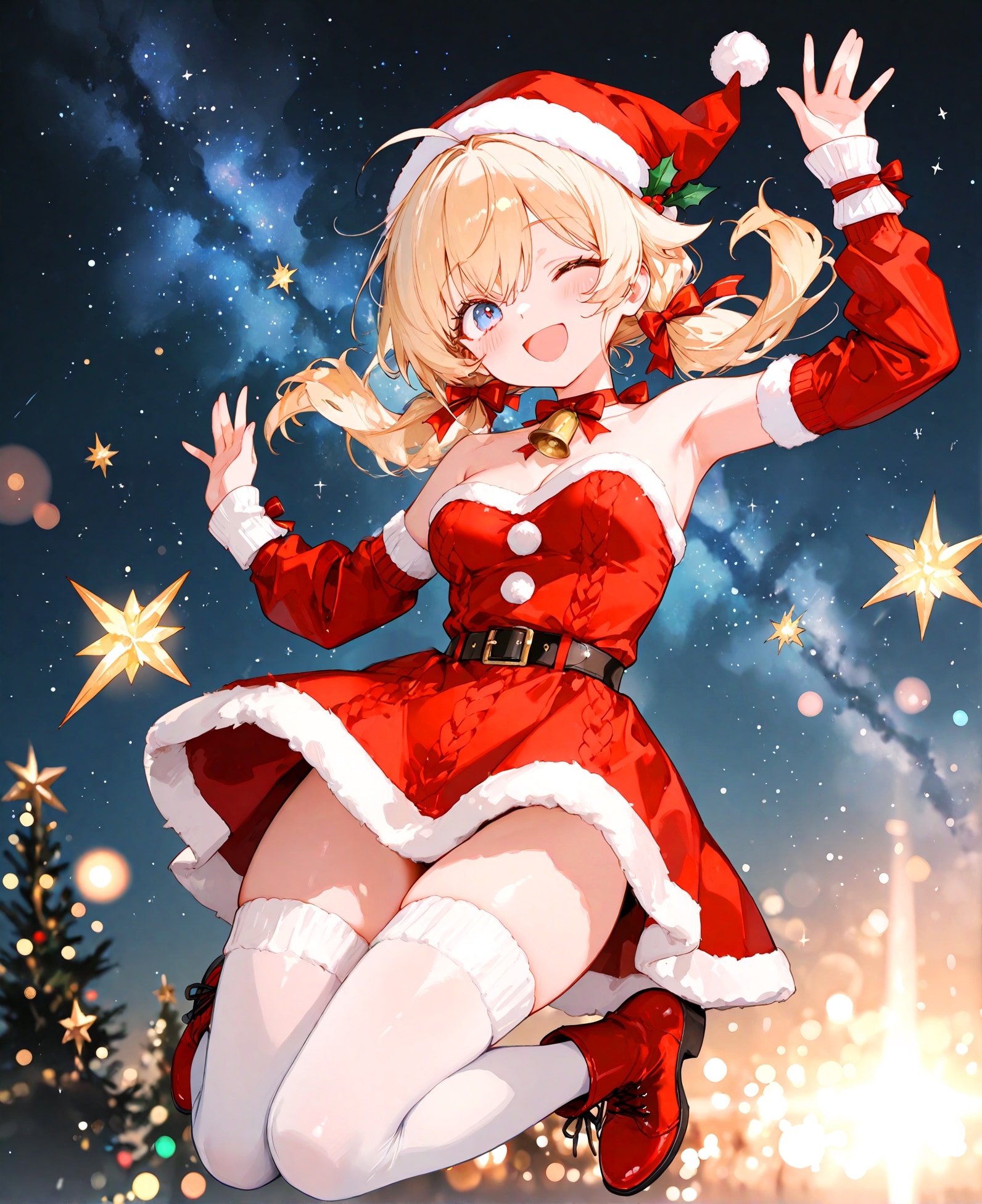 火曜日のサンタ少女 | の人気AIイラスト・グラビア