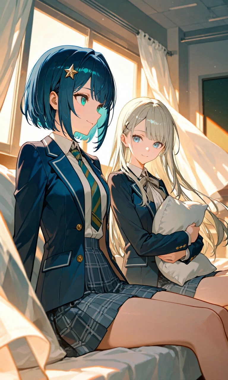 放課後の保健室 | の人気AIイラスト・グラビア