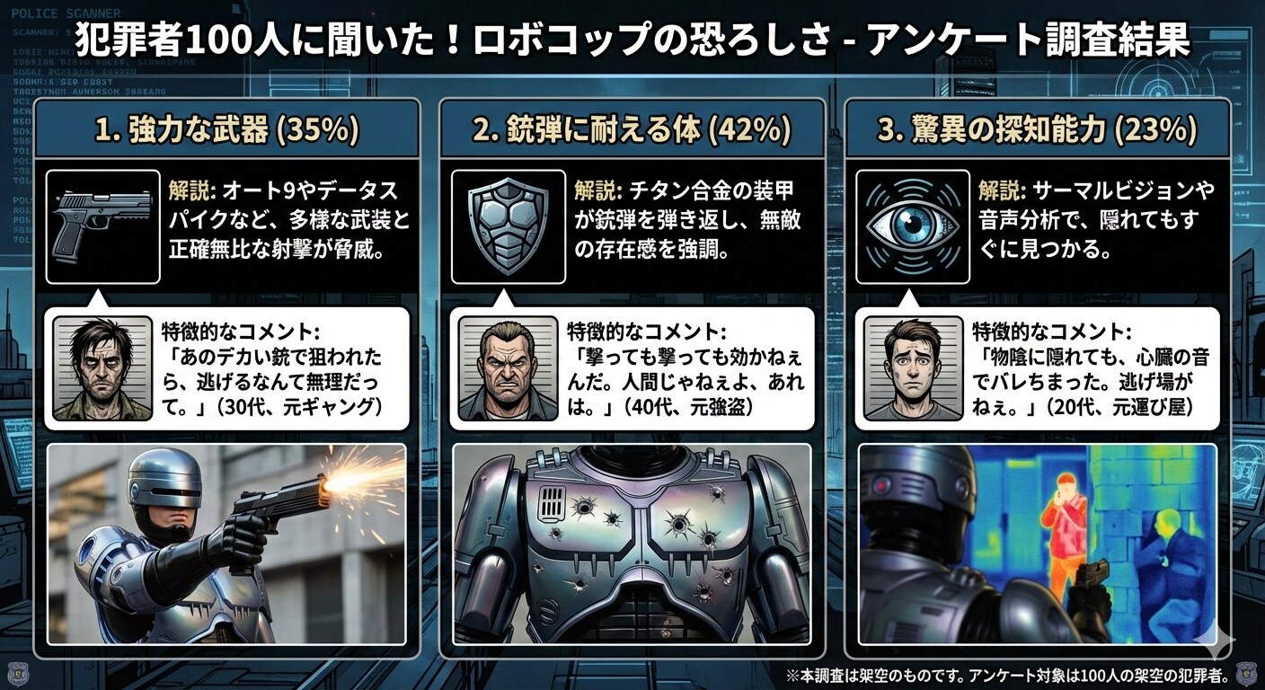 ロボコップの恐ろしさ