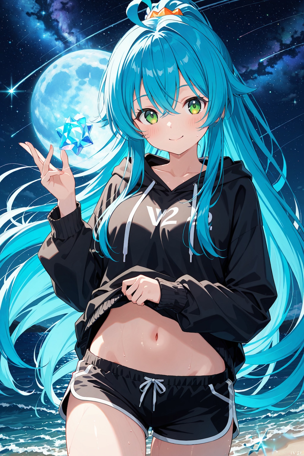 満月とオスプレイちゃん Z520