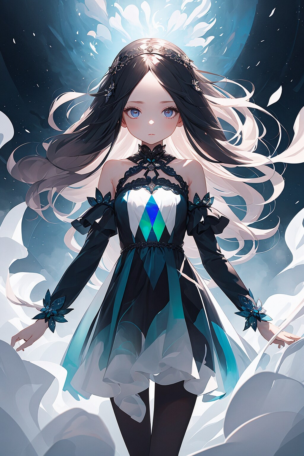 アーティスティックドレス少女