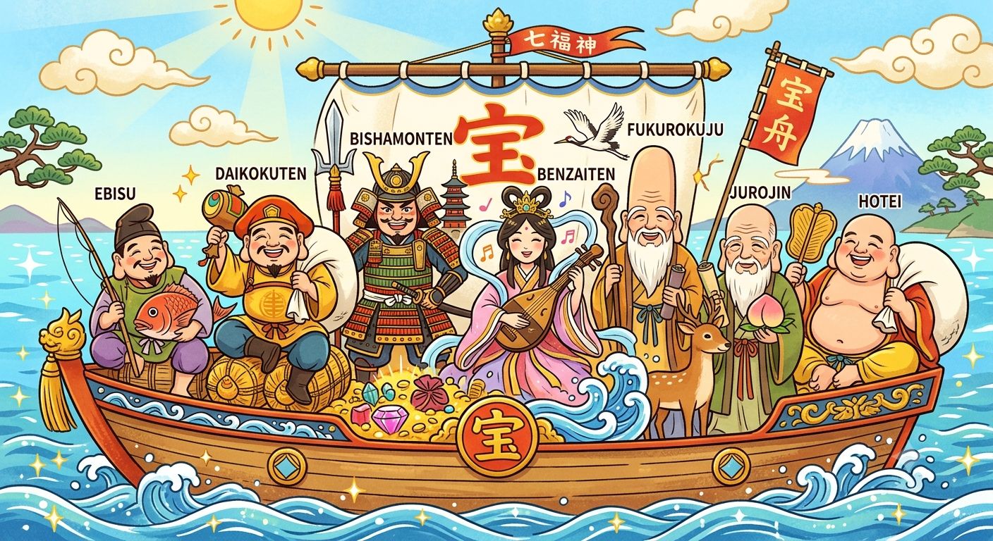 No.446 七福神の日 | の人気AIイラスト・グラビア