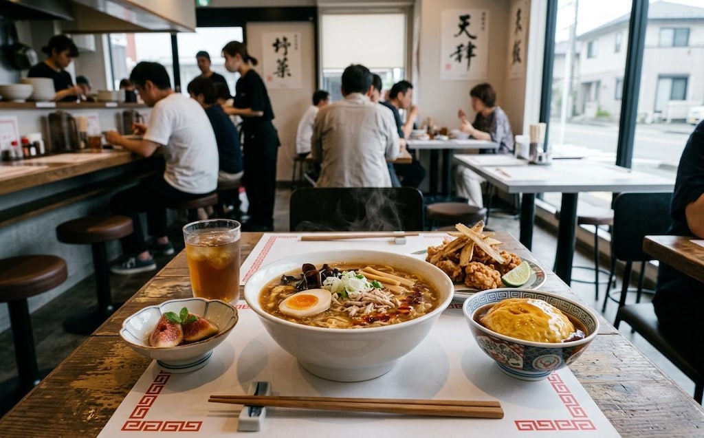 酸辣湯麺セット
