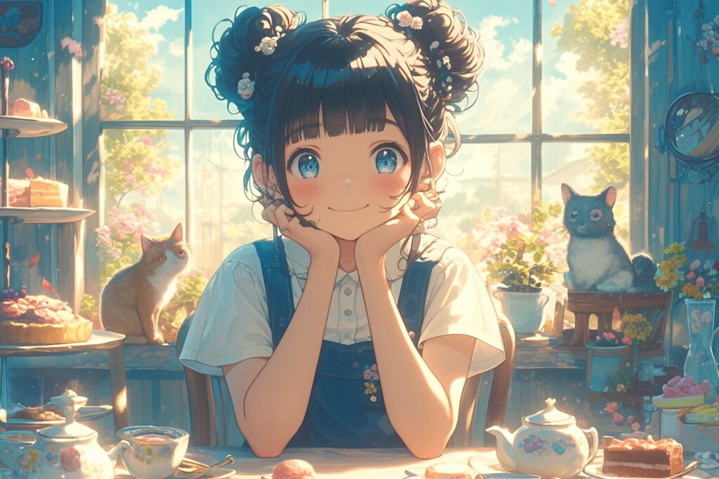 猫🐈とおだんごちゃん🍡✨01