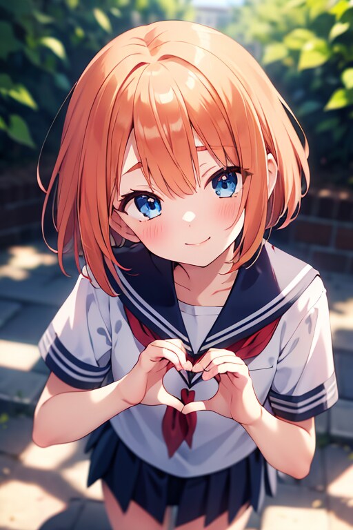 上目遣い