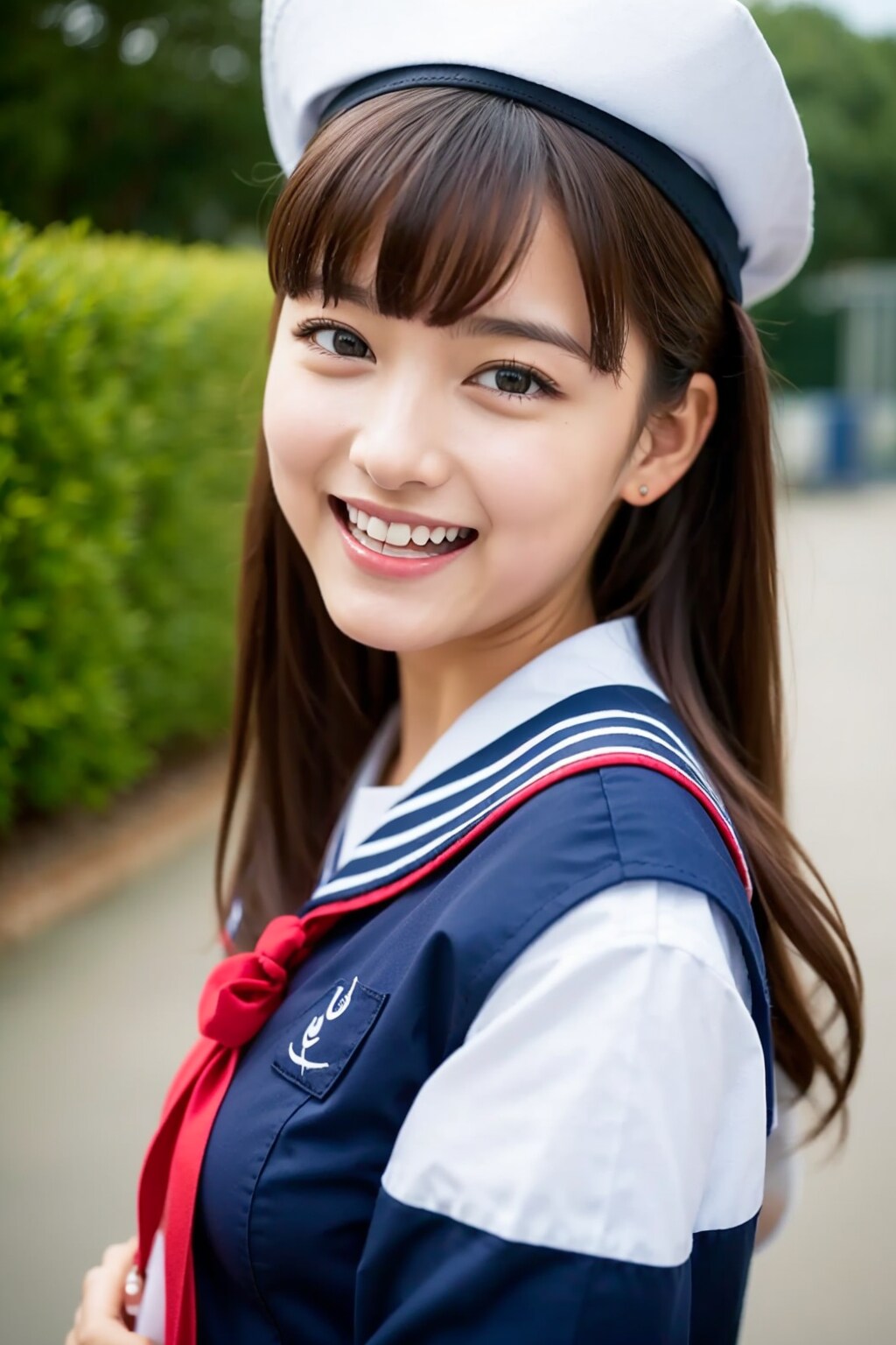 清楚な女子高生