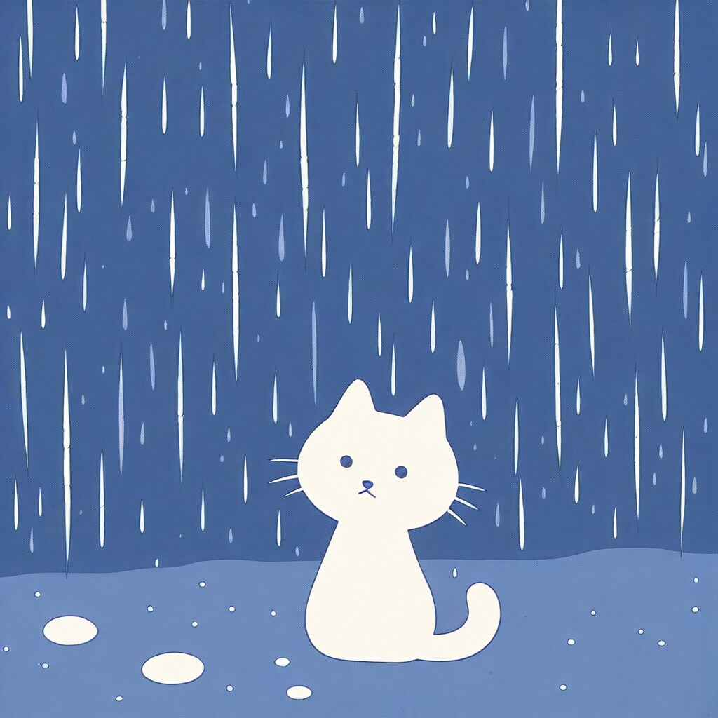 シンプルな猫
