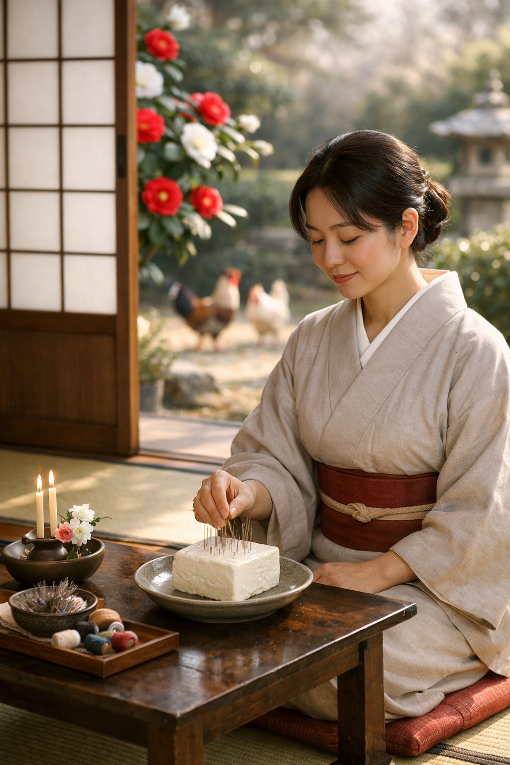 針供養、ツバキ、にわとりの日