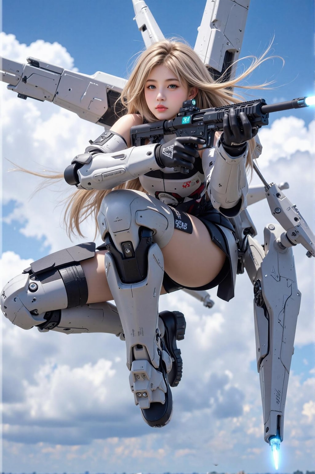 メカ娘調整と出動✨️