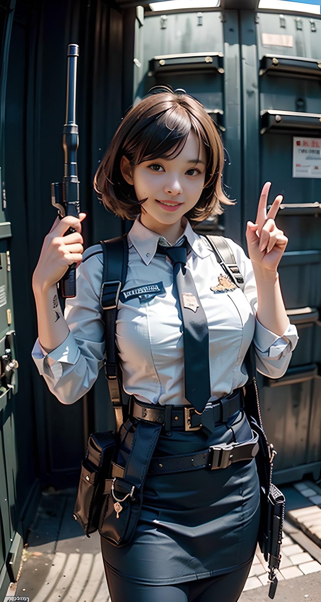 アーマード x婦警1