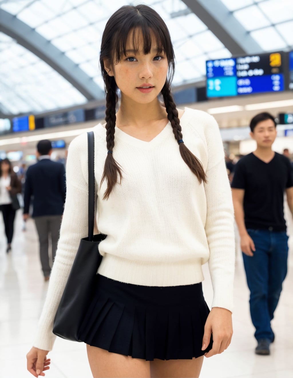 空港で待ち合わせ①人目