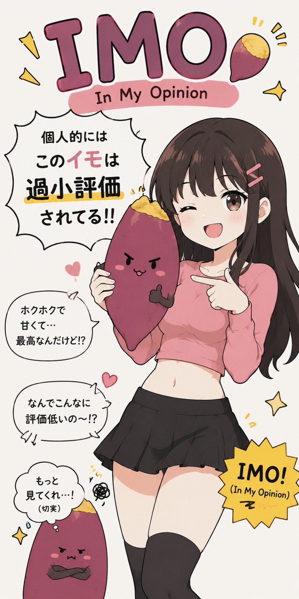 「IMO」 (In My Opinion)お姉やん🍠