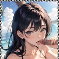 水着フェラ　blowjob in a bathing suit 2枚目