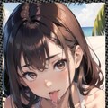 水着フェラ　blowjob in a bathing suit 4枚目