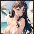 水着フェラ　blowjob in a bathing suit 12枚目