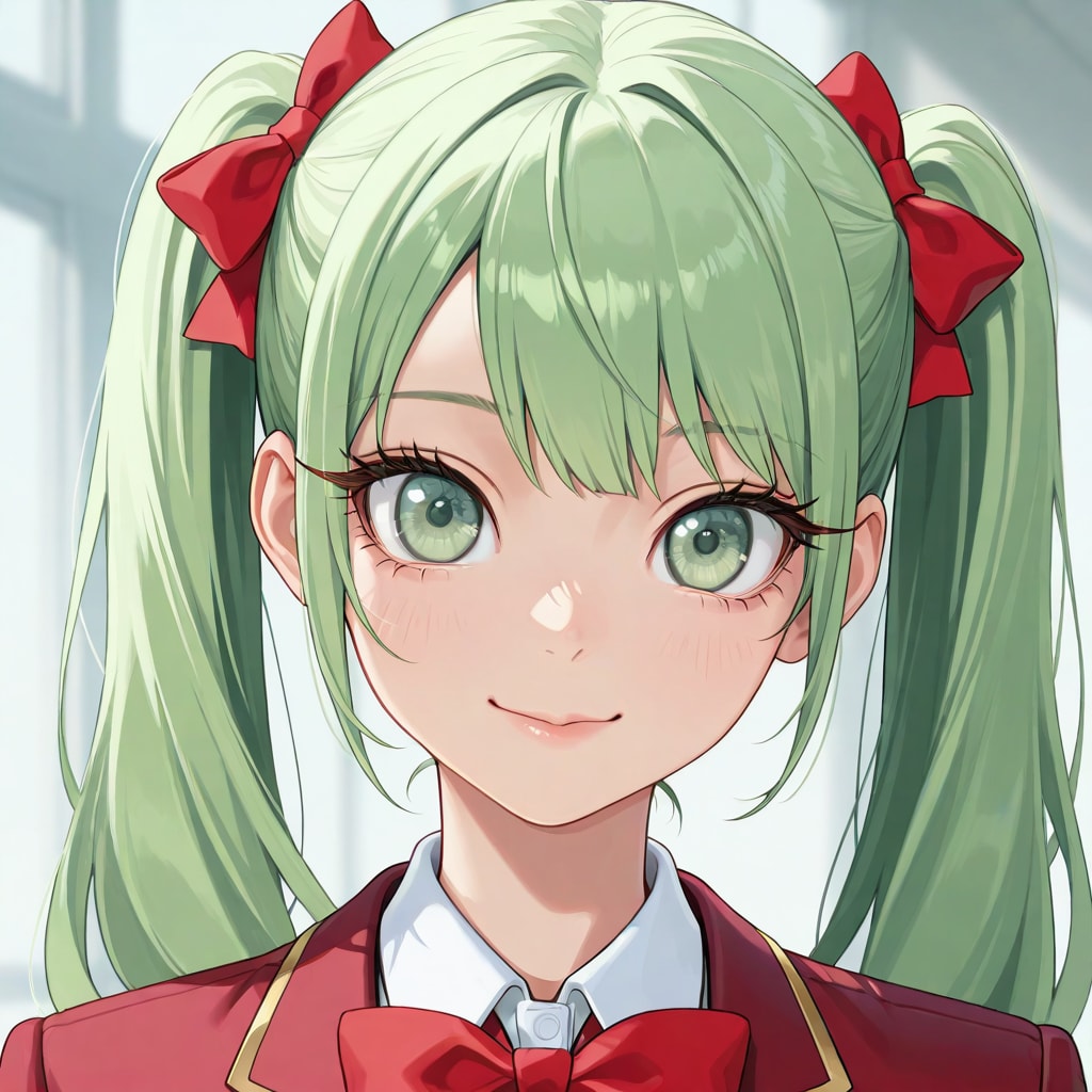 穏やかな表情