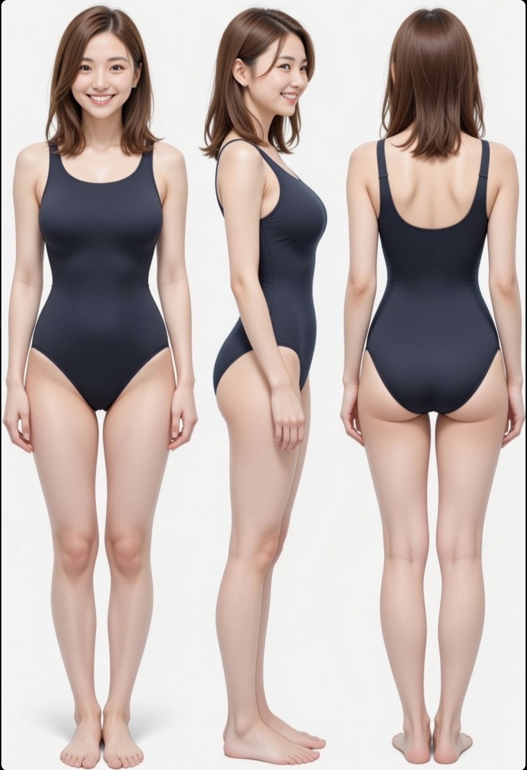 アバター夢恵　設定シート（身長１６０ｃｍ、バストＥカップ）