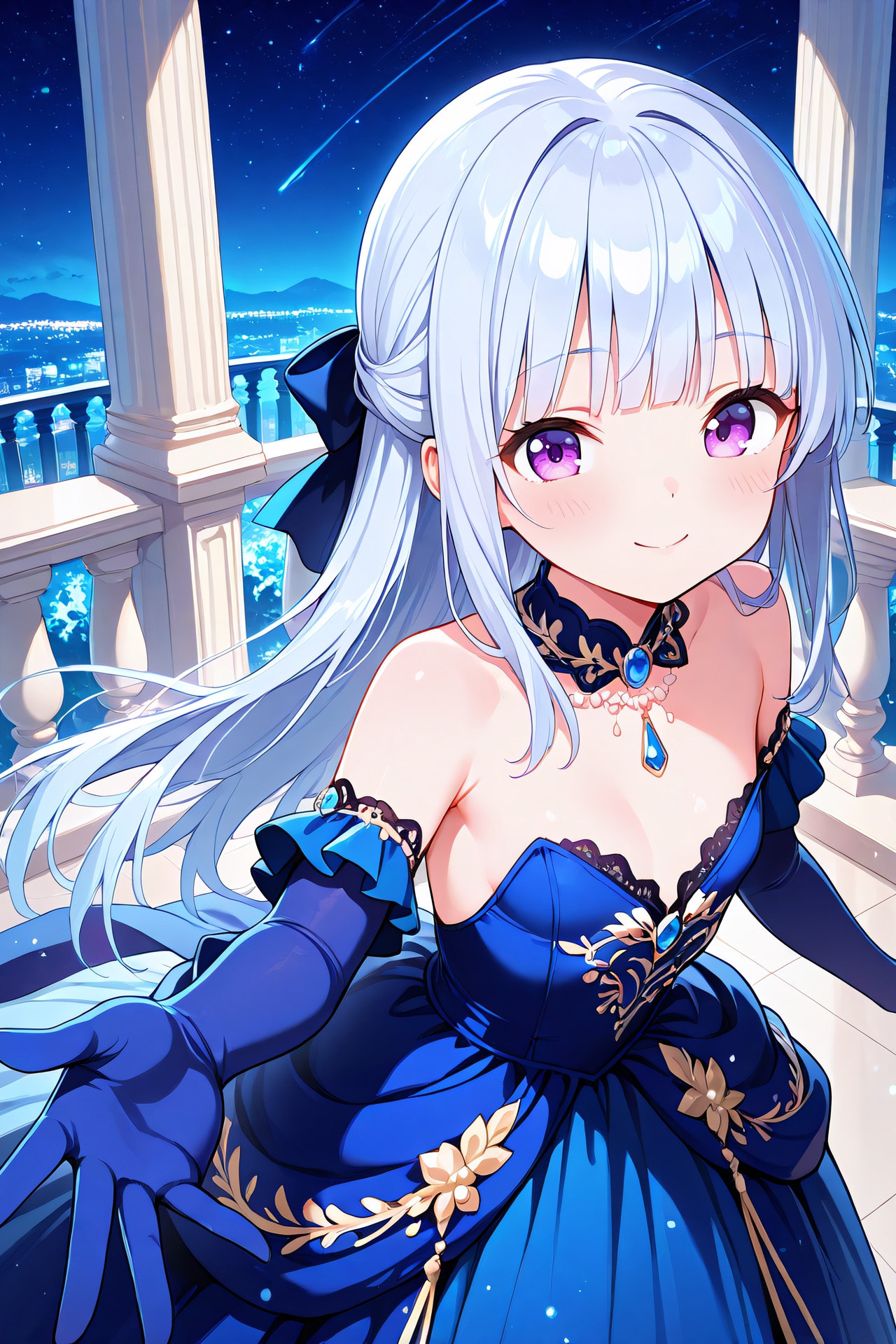 銀髪ちゃんからのエスコート | の人気AIイラスト・グラビア