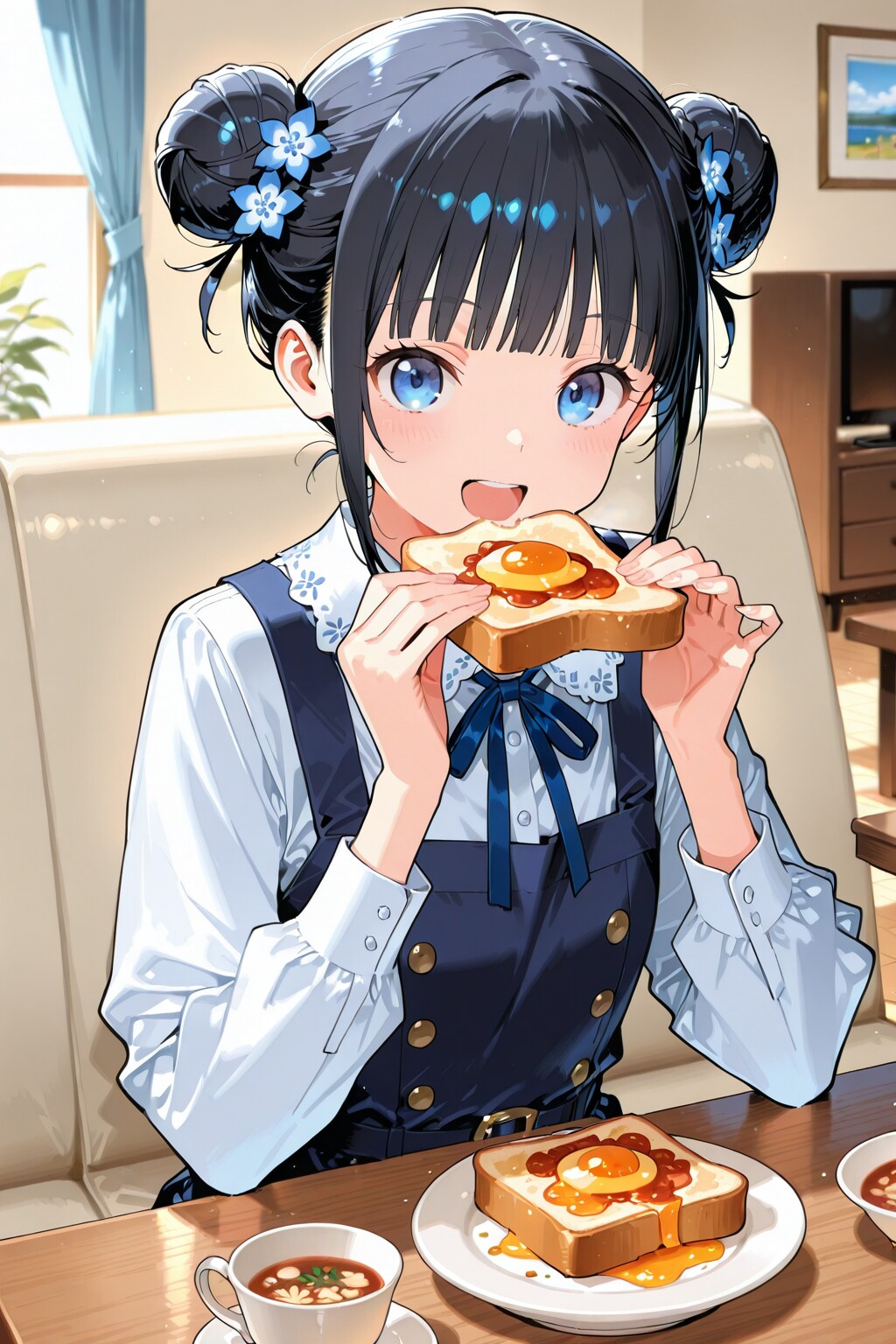 おだんごちゃん🍡✨と朝ごはん🍚✨　2/27