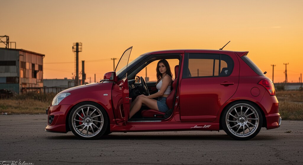 スイフトと外人さん