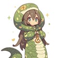ヘビ柄コスチューム 2枚目
