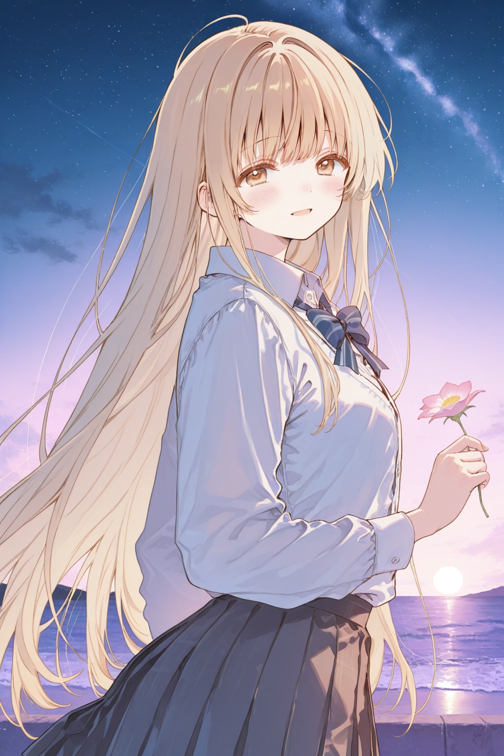 星空と真昼