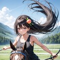 黒髪馬 騎乗1 7枚目