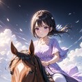 黒髪馬 騎乗1 9枚目