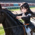 黒髪馬 騎乗1 8枚目