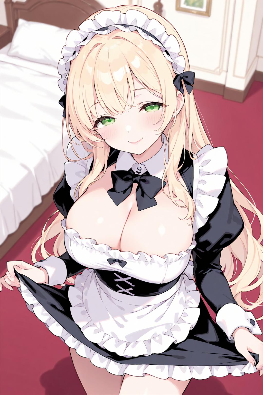 金髪メイドさんのおはよう💕