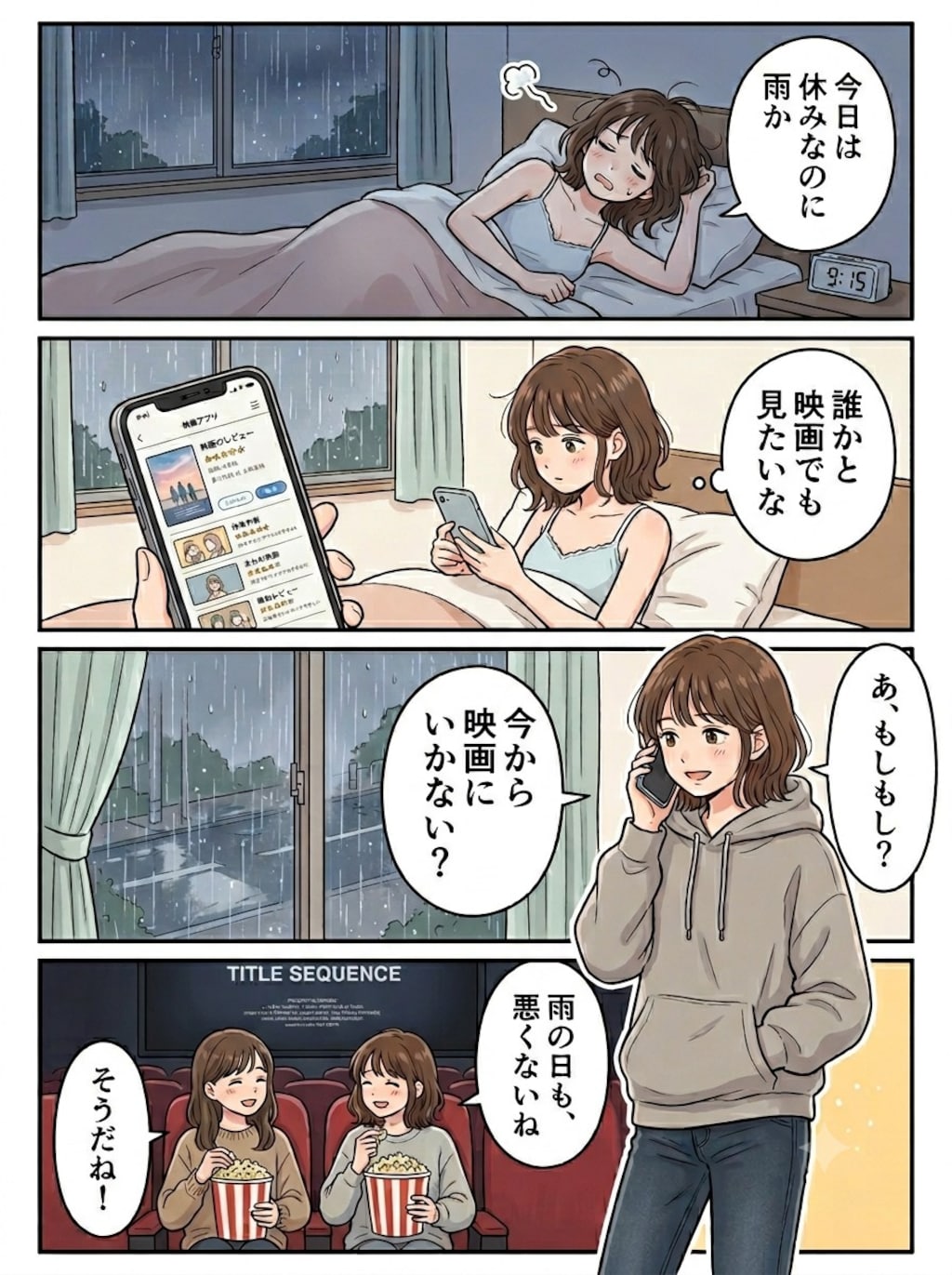 ４コマ漫画
