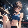 スポーツブルマの眼鏡っ娘 2枚目
