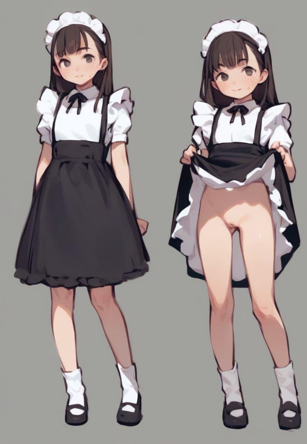メイドさん着脱習作