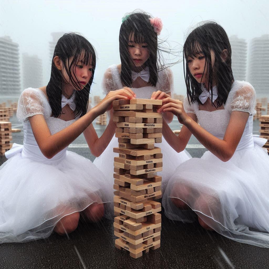 ロシア発！国際ジェンガオリンピック！！（※雨天結構）