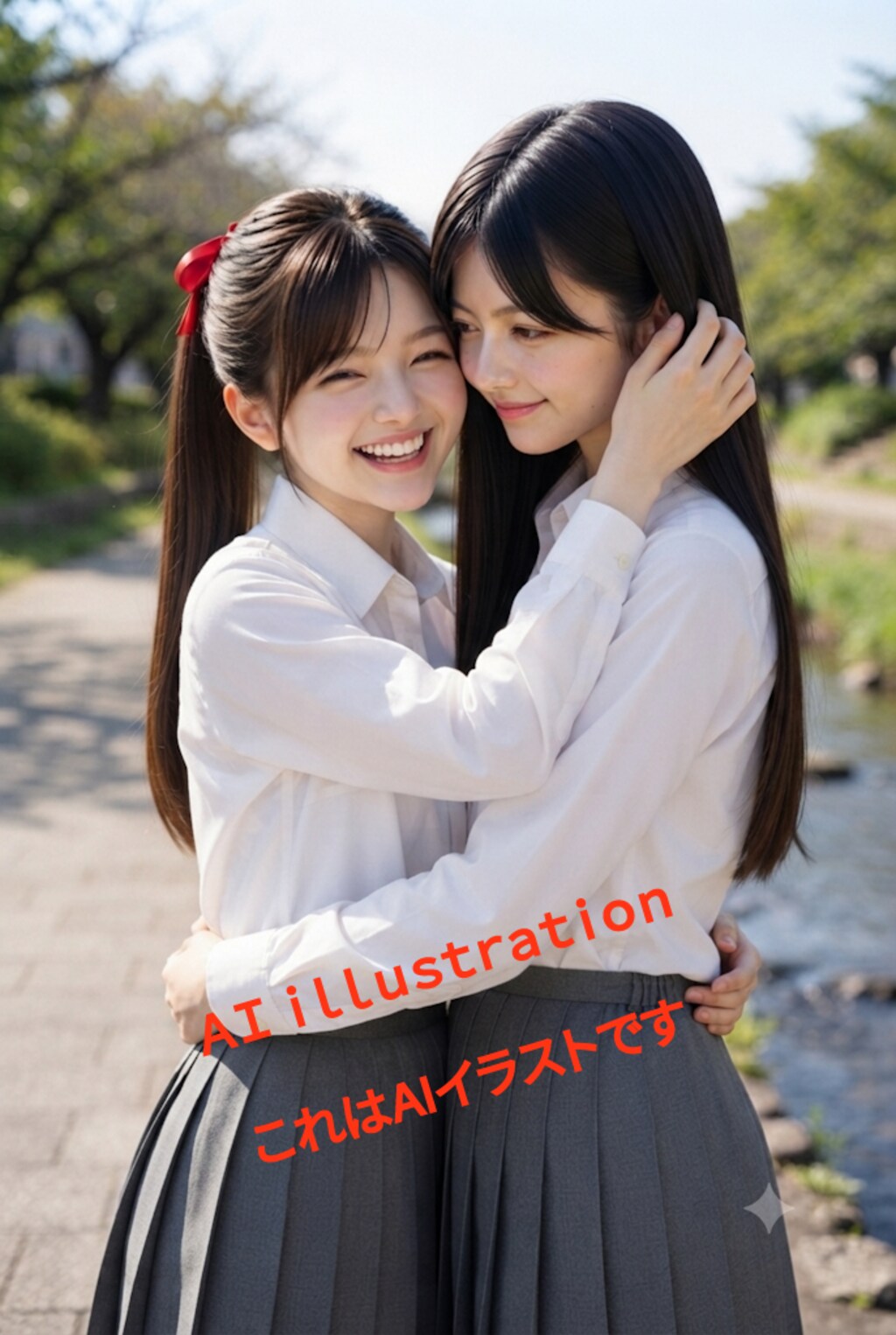 ボクにとって… ふたりの初恋の美少女。  言葉よりも、ふたりが笑い合う瞬間のほうがずっと強かった。  短い時間でも、その笑顔はふたりの絆を証明していた。