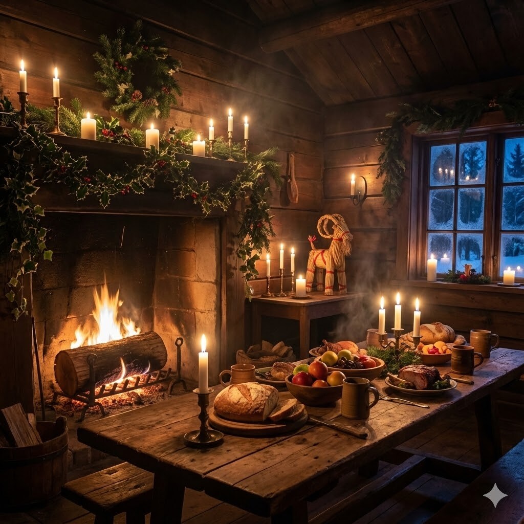 暖炉と伝統的な室内 | の人気AIイラスト・グラビア