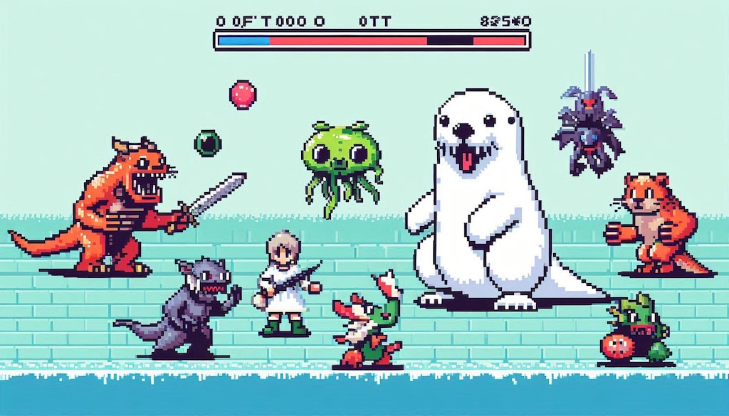 レトロゲーをいろいろプレイする白ラッコ①