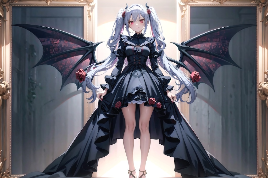 黒ゴシックのヴァンパイア