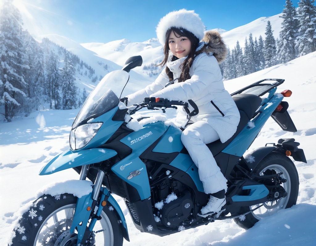 雪原ツーリング