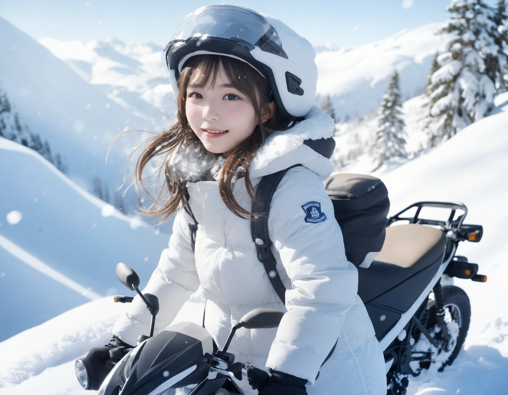 雪原ツーリング