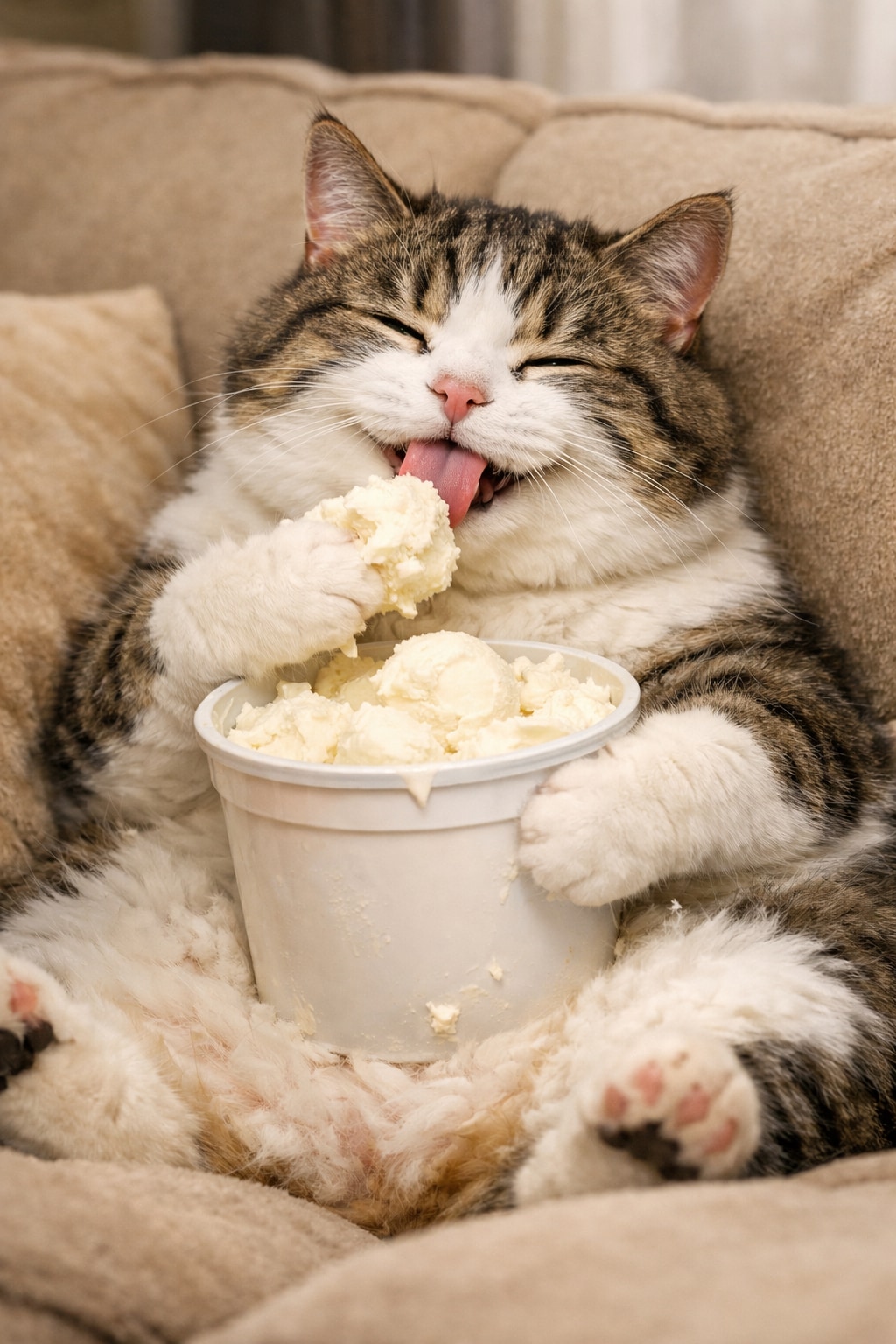 【猫ちゃ】ダイエットは明日から