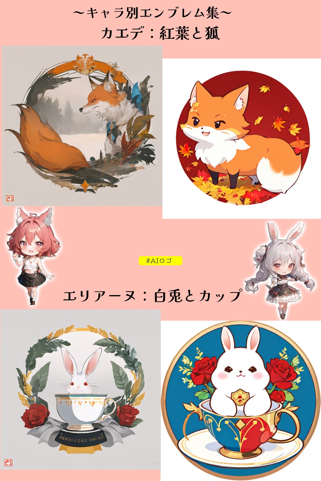 キャラ別エンブレム詰合せ(全6枚)
