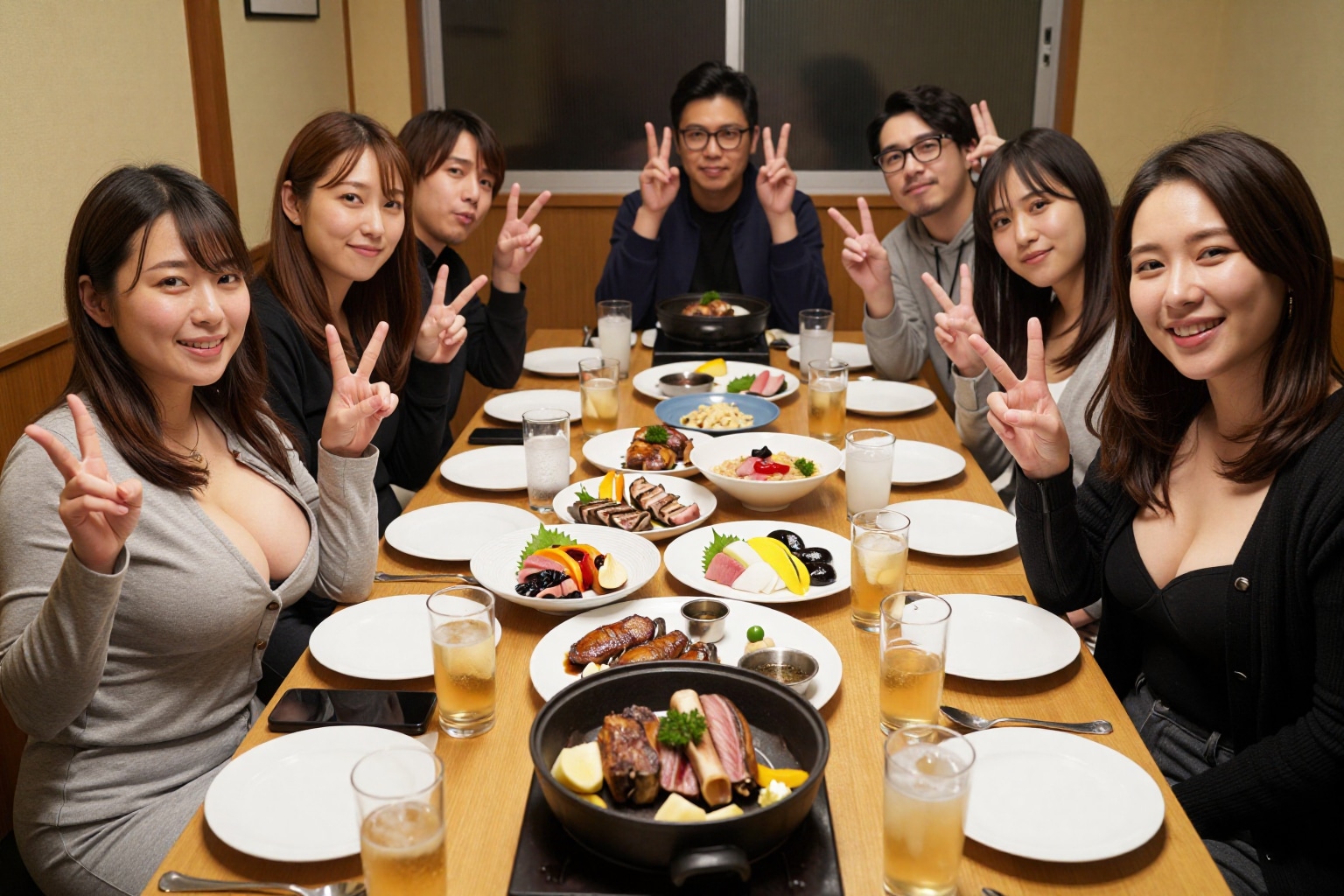 忘年会 | の人気AIイラスト・グラビア