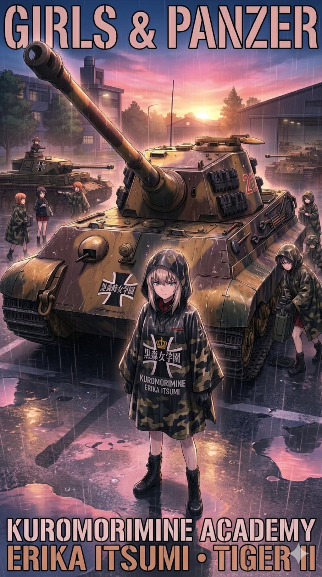 日の出の雨